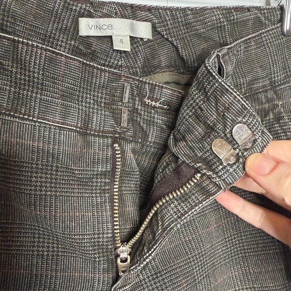 Vince. - Vintage low rise plaid pants with pleats - size 4 - Picture 5 of 13